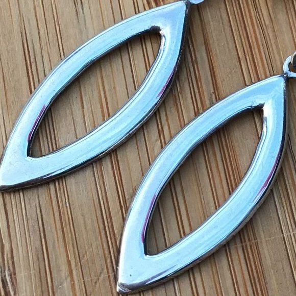 Sterling Silver Drop Post Earrings Vintage Pierced 925 - Picture 5 of 8